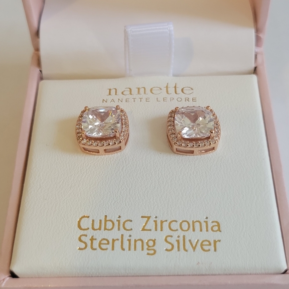 Nanette Lepore Rose Gold and Silver Earrings - Picture 7 of 10